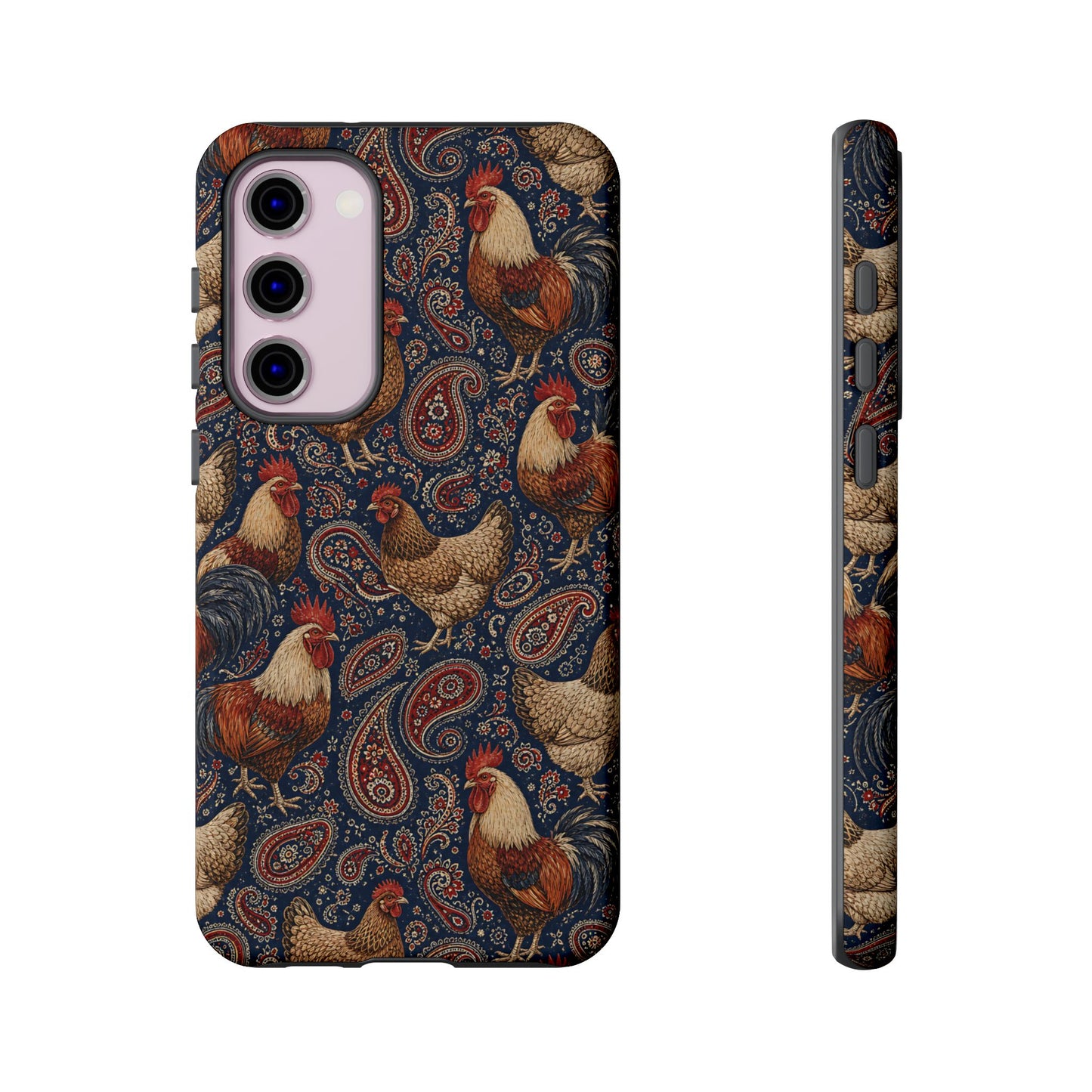 Patriotic Paisley Chickens Tough Case
