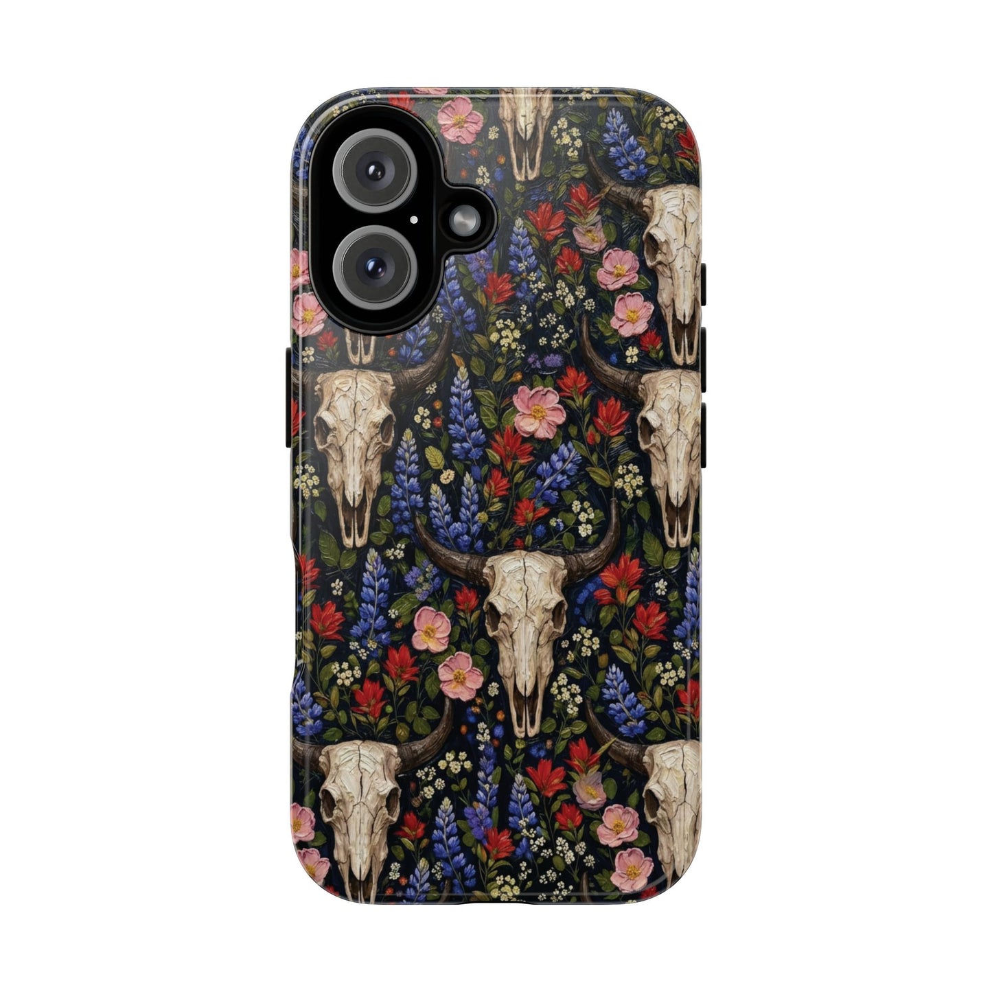 Floral Skull Tough Case