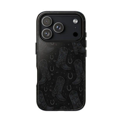 Western Noir Boots Tough Case