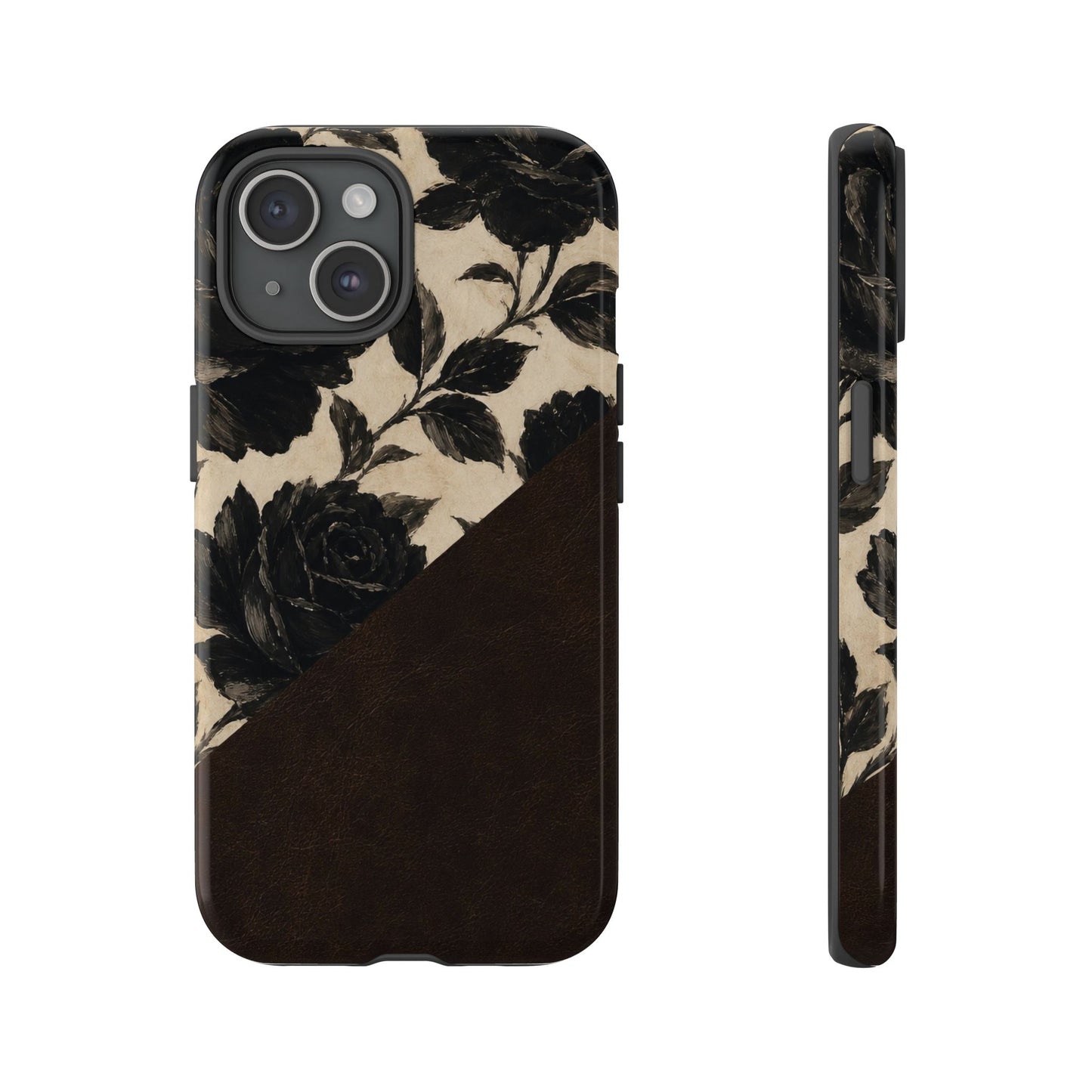 Rose Leather Tough Case