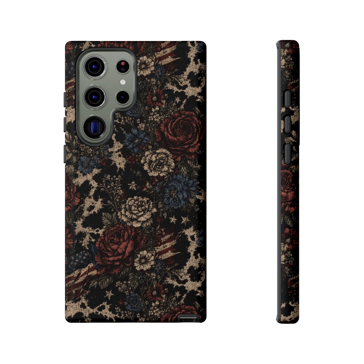 USA Cowhide Bloom Tough Case