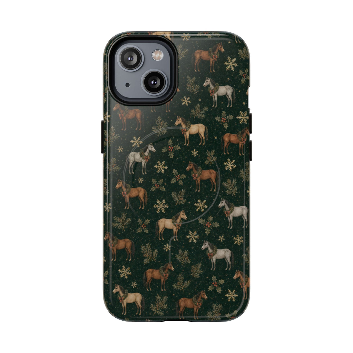 Evergreen Horses Magnetic Case