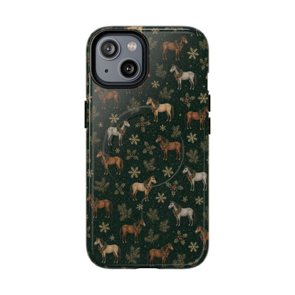 Evergreen Horses Magnetic Case