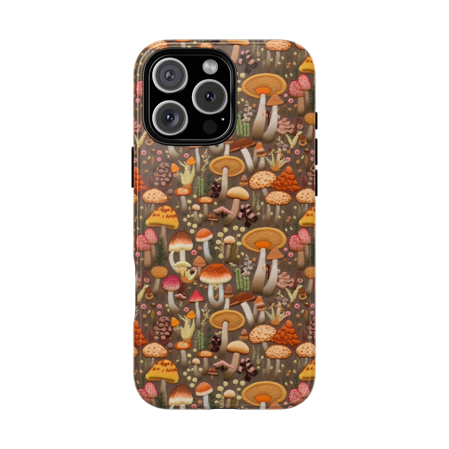 Orange Mushroom Tough Phone Case