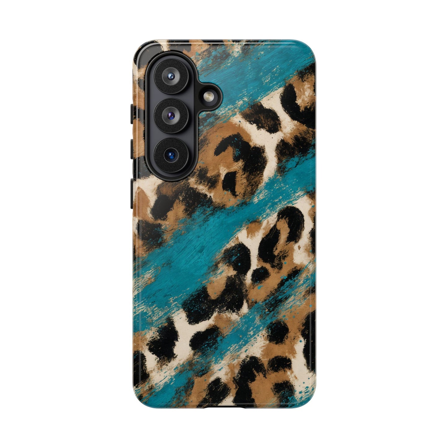 Turquoise Leopard Tough Case