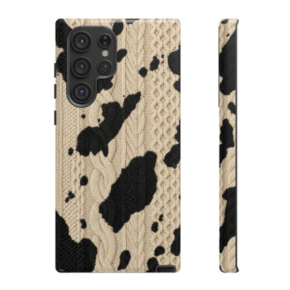 Cable Knit Cowhide Tough Case