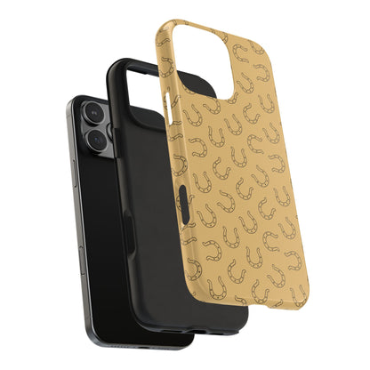 Mustard Horseshoes Phone Case