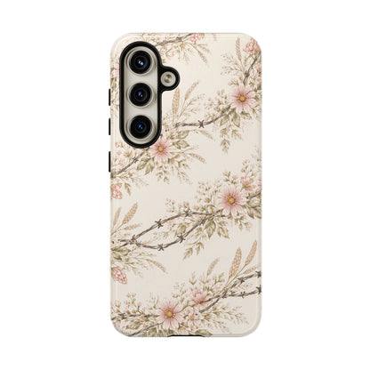 Floral Barbed Wire Tough Case