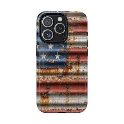 Rustic Flag Magnetic Case