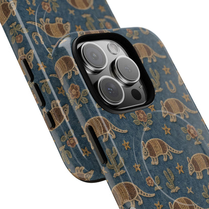Denim Armadillo Magnetic Case