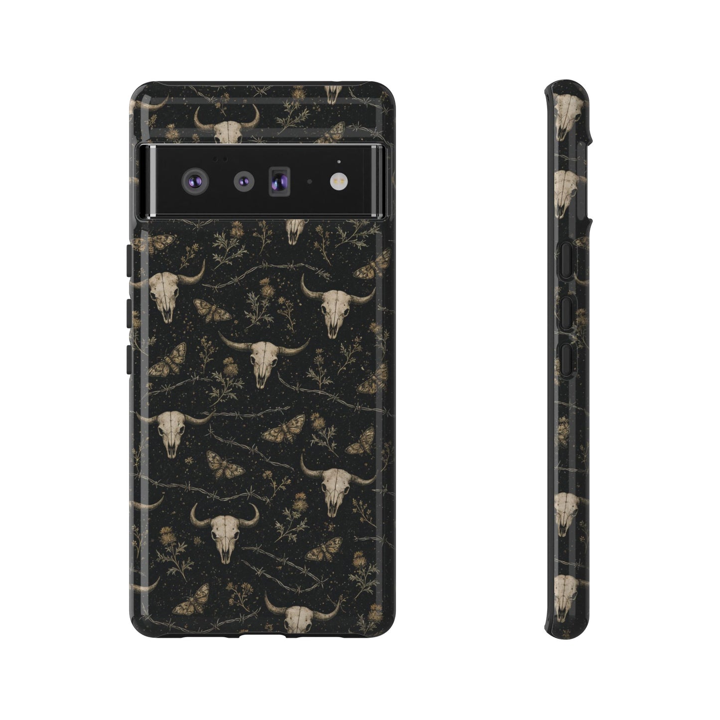Bull Skull Barbwire Tough Case