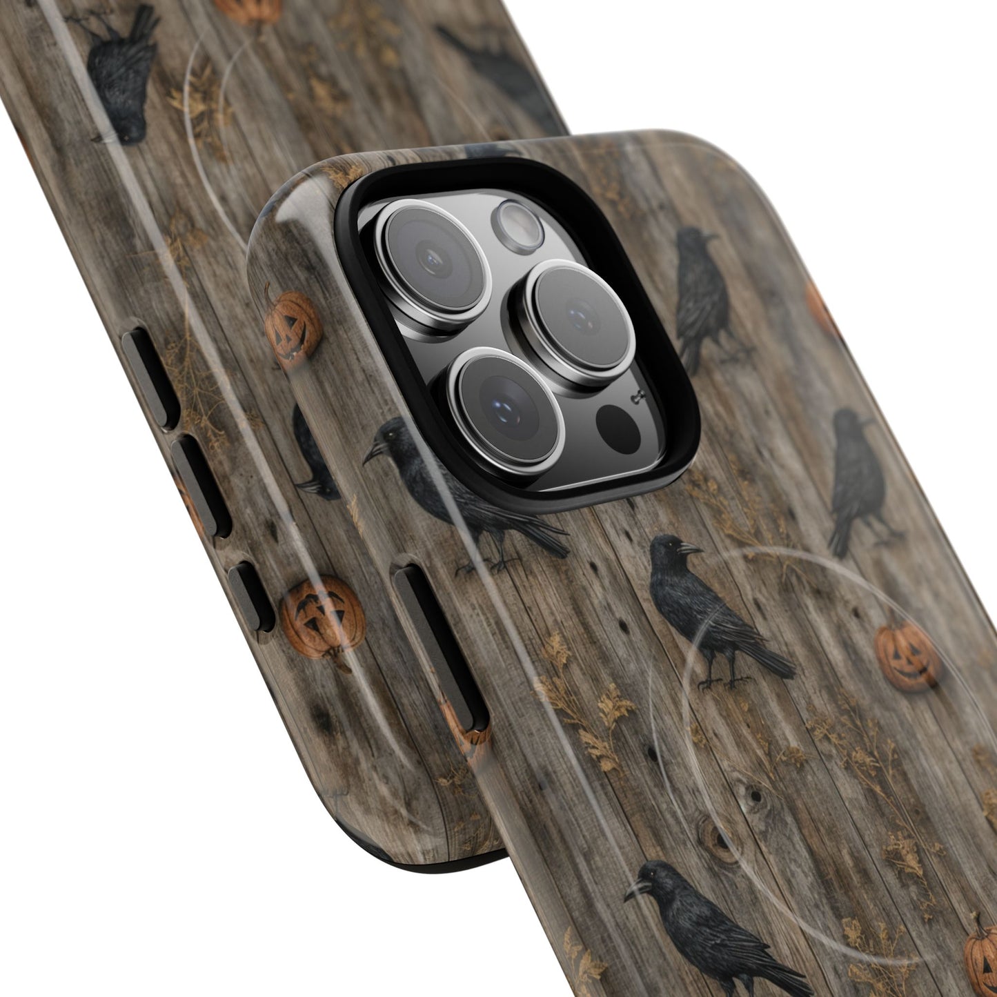 Raven Barnwood Magnetic Case