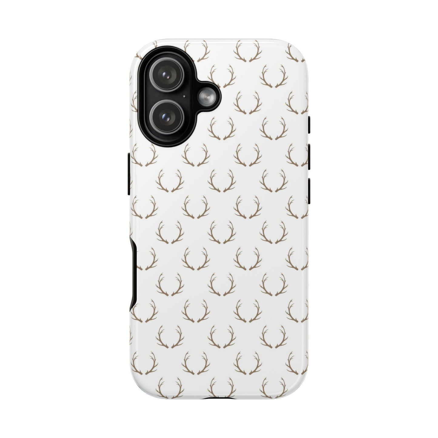White Antlers Tough Phone Case