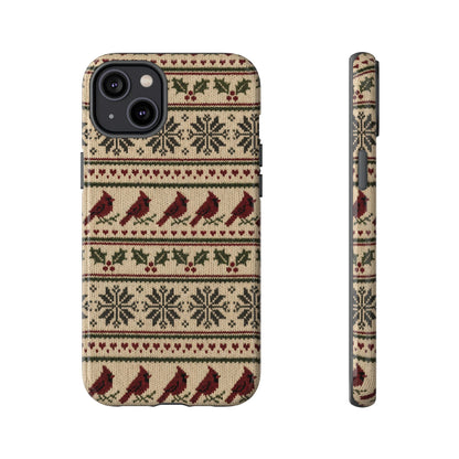 Fair Isle Cardinals Tough Case