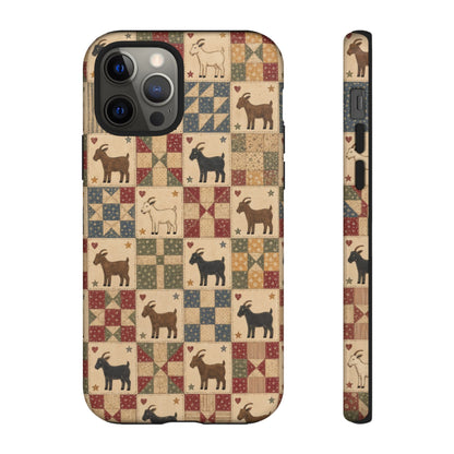Goat Quilt Tough Case