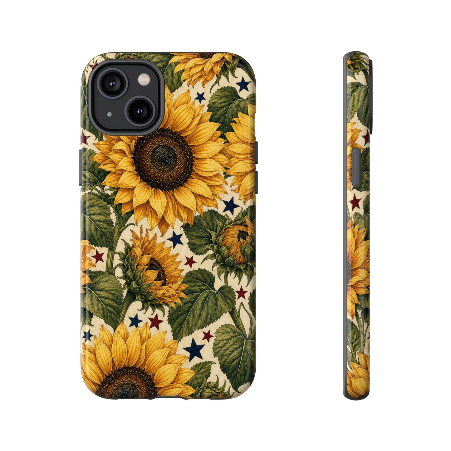 Stars And Sunflowers Tough Case