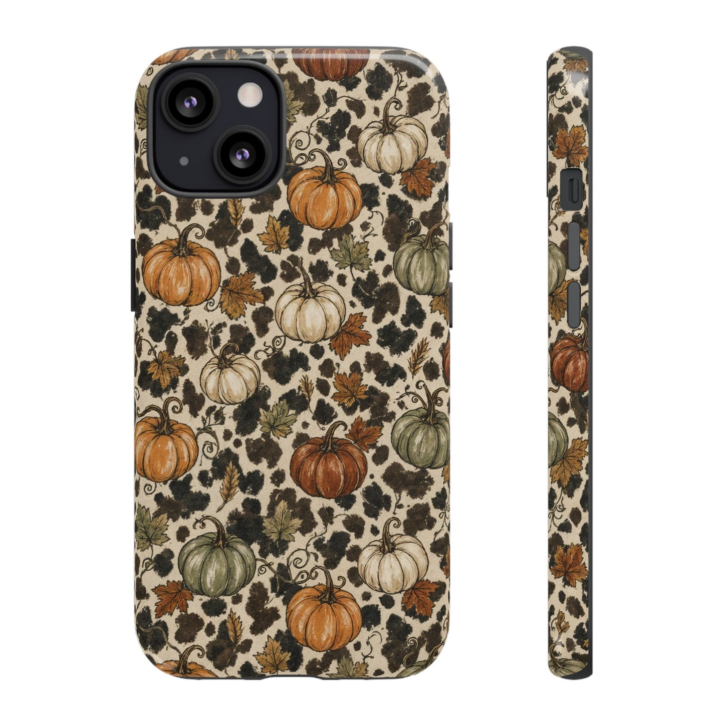 Cowhide Pumpkin Patch Tough Case