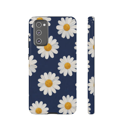 Navy Daisy Tough Case