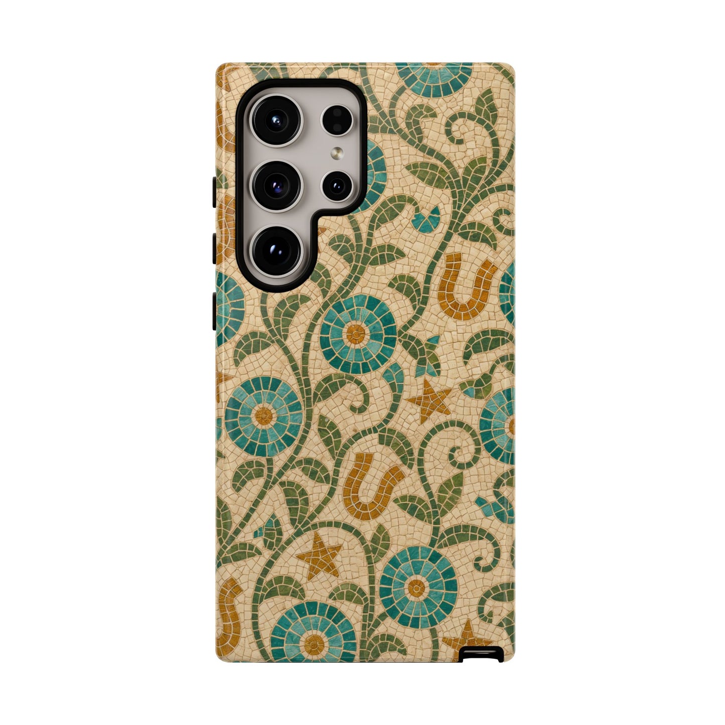 Turquoise Horseshoe Mosaic Tough Case