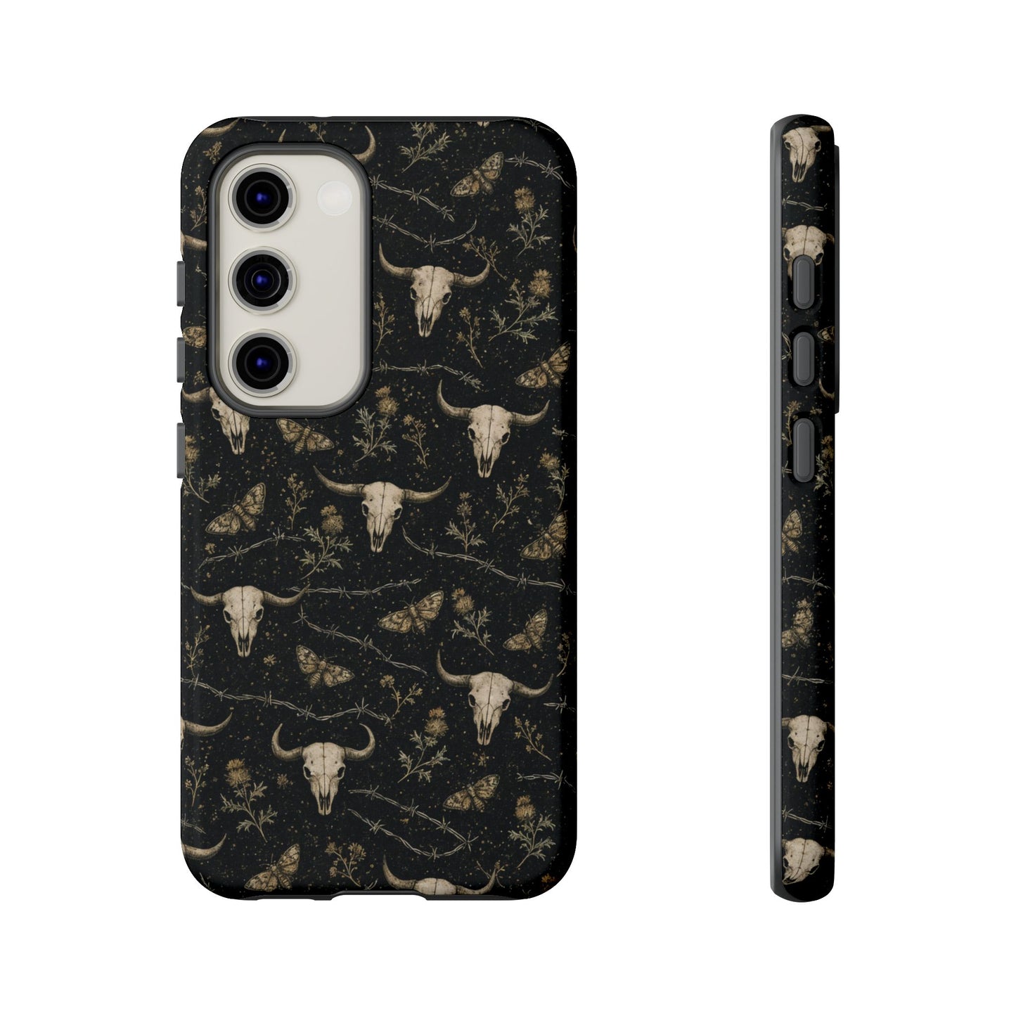 Bull Skull Barbwire Tough Case