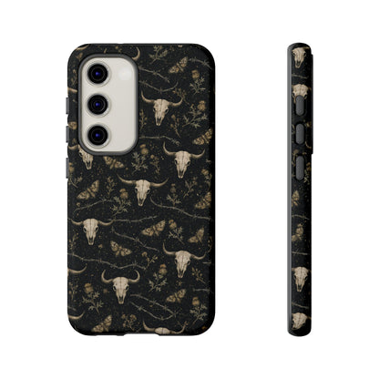 Bull Skull Barbwire Tough Case