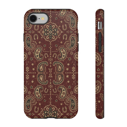 Burgundy Bandana Tough Case