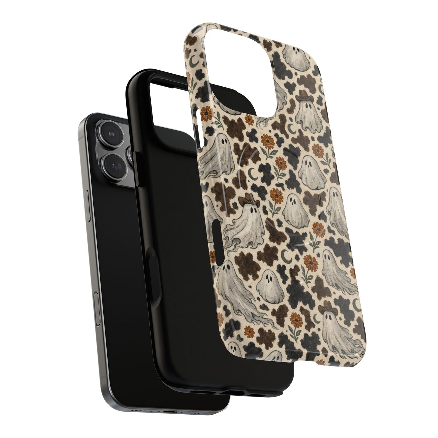 Ghostly Cowhide Magnetic Case