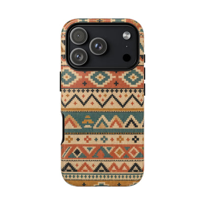 Stacked Aztec Tough Case