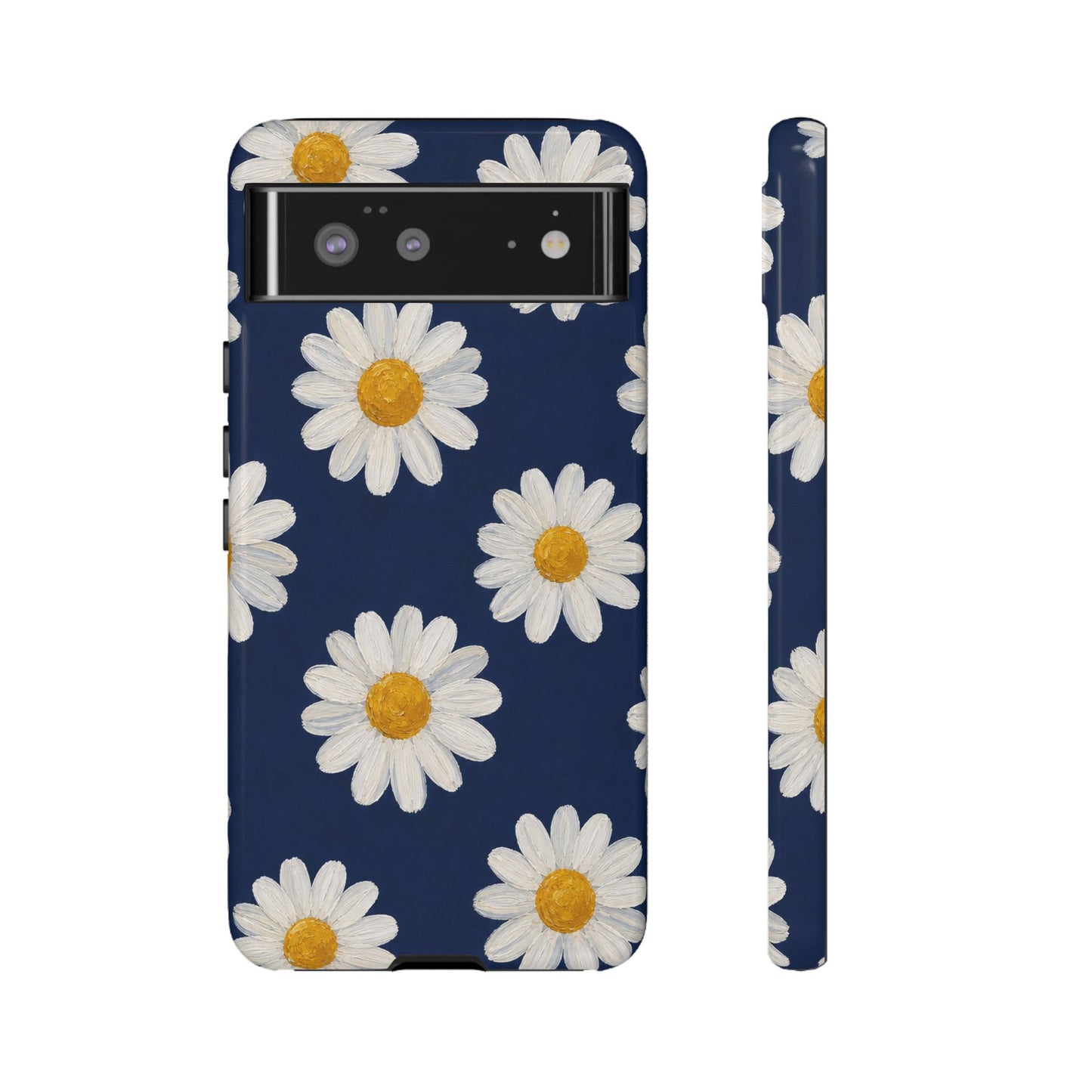 Navy Daisy Tough Case