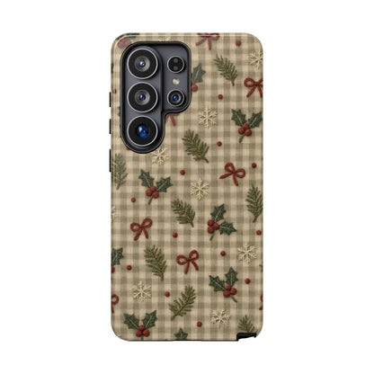 Gingham Holly Tough Case