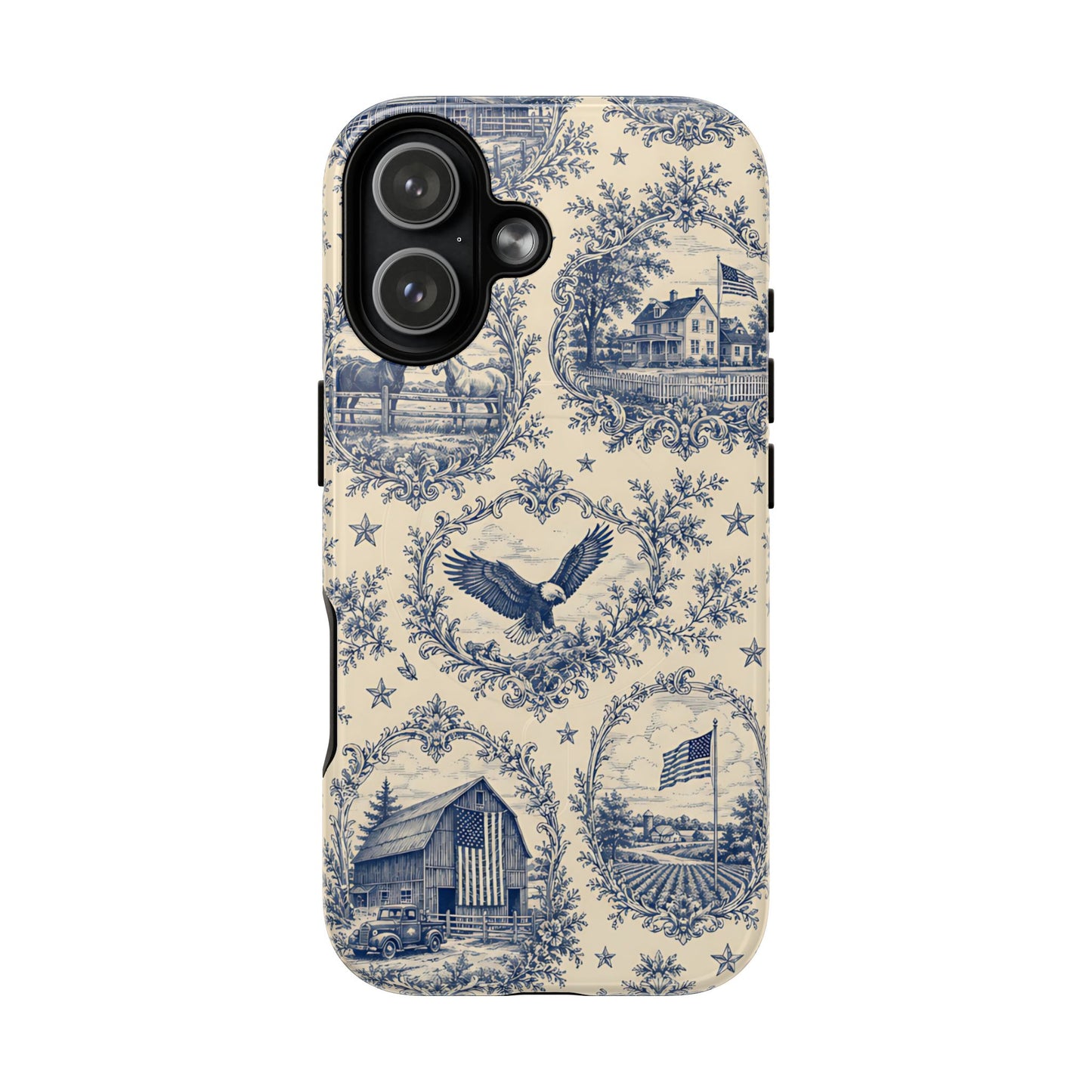 USA Toile Magnetic Case