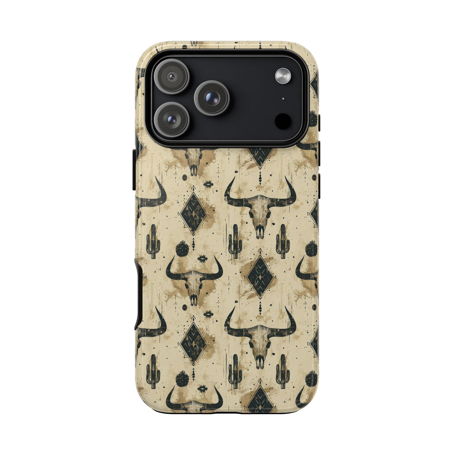 Bull Skull Grunge Tough Phone Case