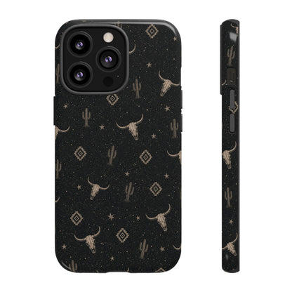 Midnight Longhorn Tough Case