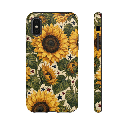 Stars And Sunflowers Tough Case
