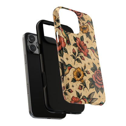 Hummingbird Rose Magnetic Case