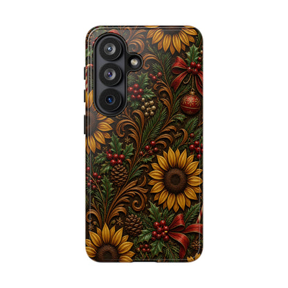 Christmas Sunflowers Tough Case