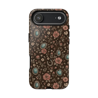 Turquoise Roses Tough Case