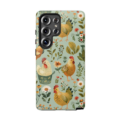 Garden Chickens Tough Phone Case
