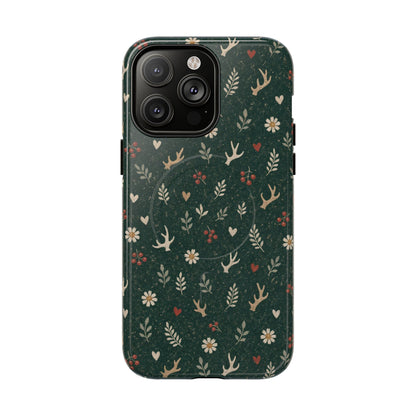 Antler Daisies Evergreen Magnetic Case