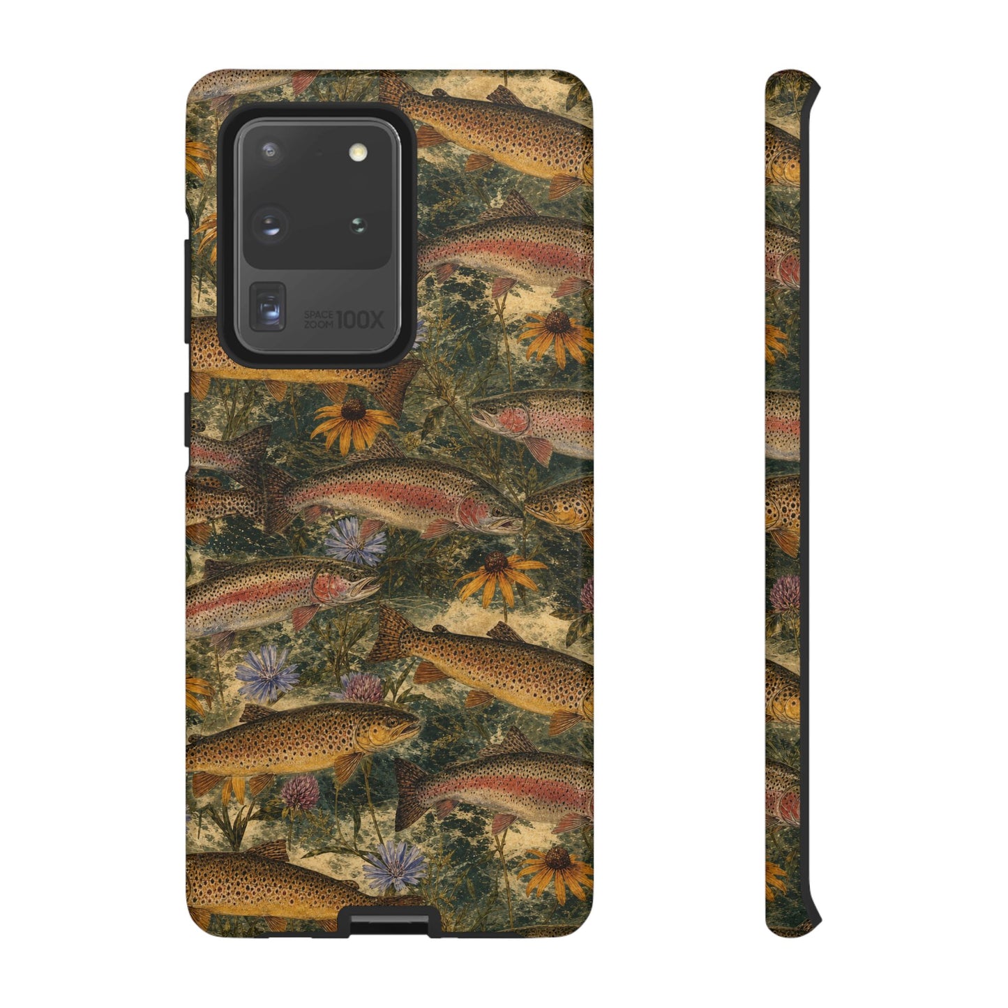 Floral Trout Tough Case