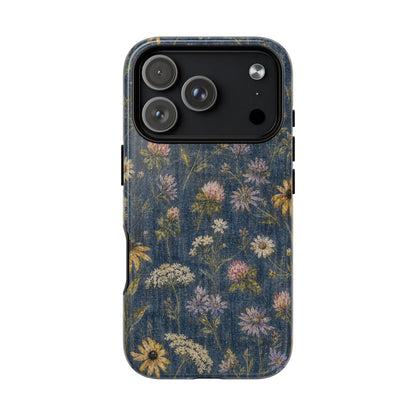 Denim Florals Magnetic Case