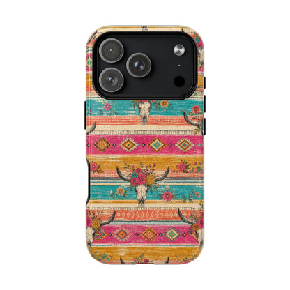 Serape Skull Magnetic Case