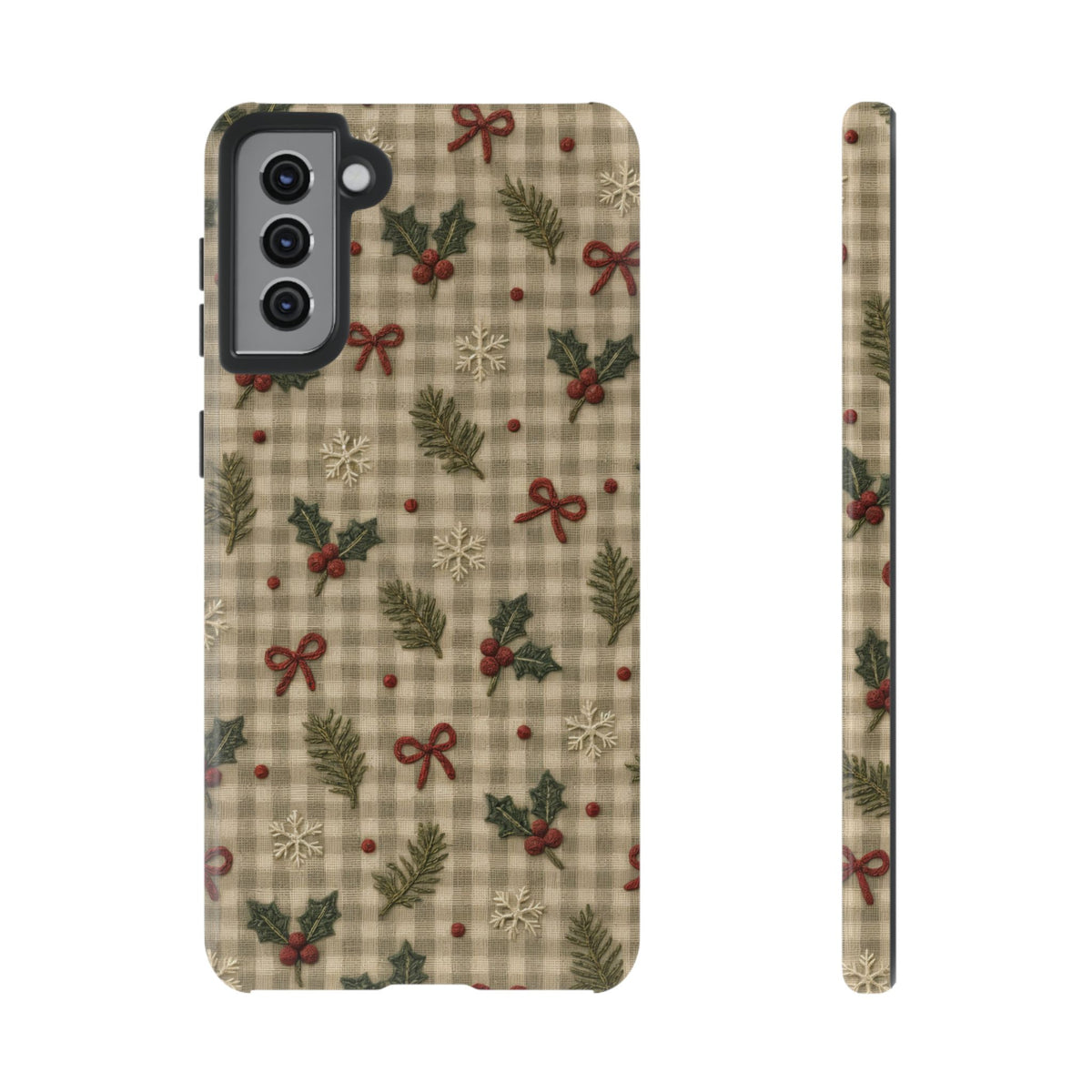 Gingham Holly Tough Case