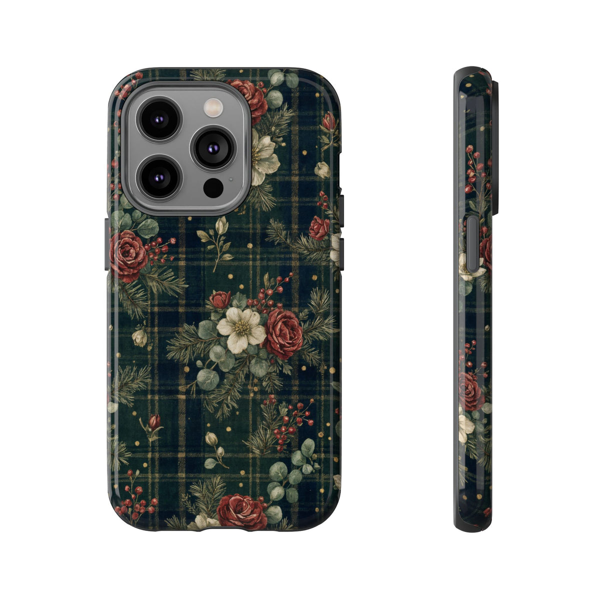 Tartan Roses Tough Case