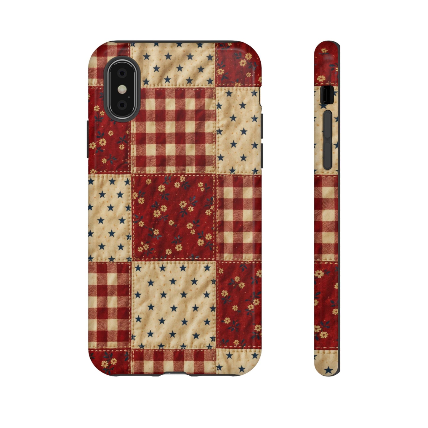 Gingham Stars Tough Case