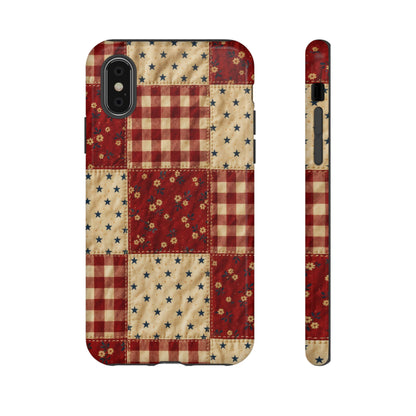 Gingham Stars Tough Case