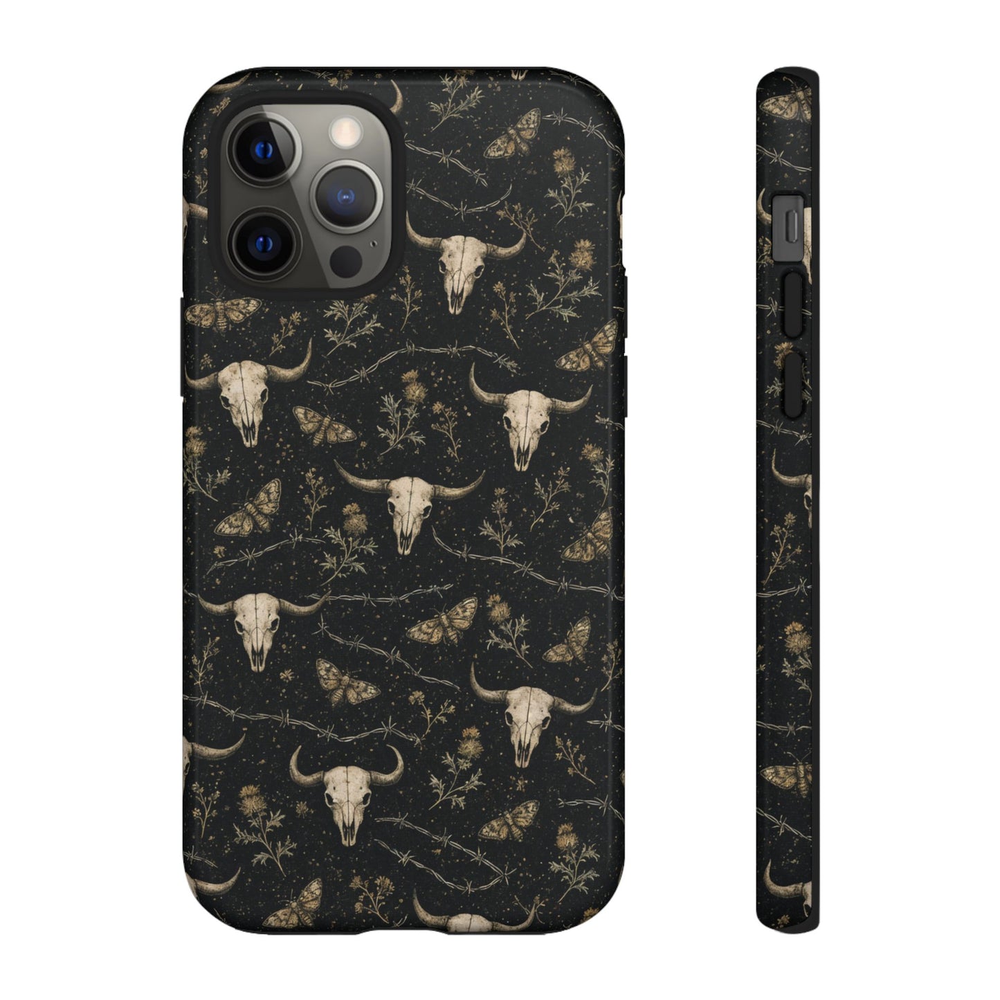 Bull Skull Barbwire Tough Case