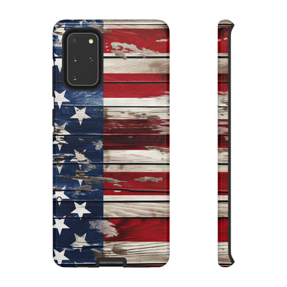 Wood Stars Stripes Tough Case