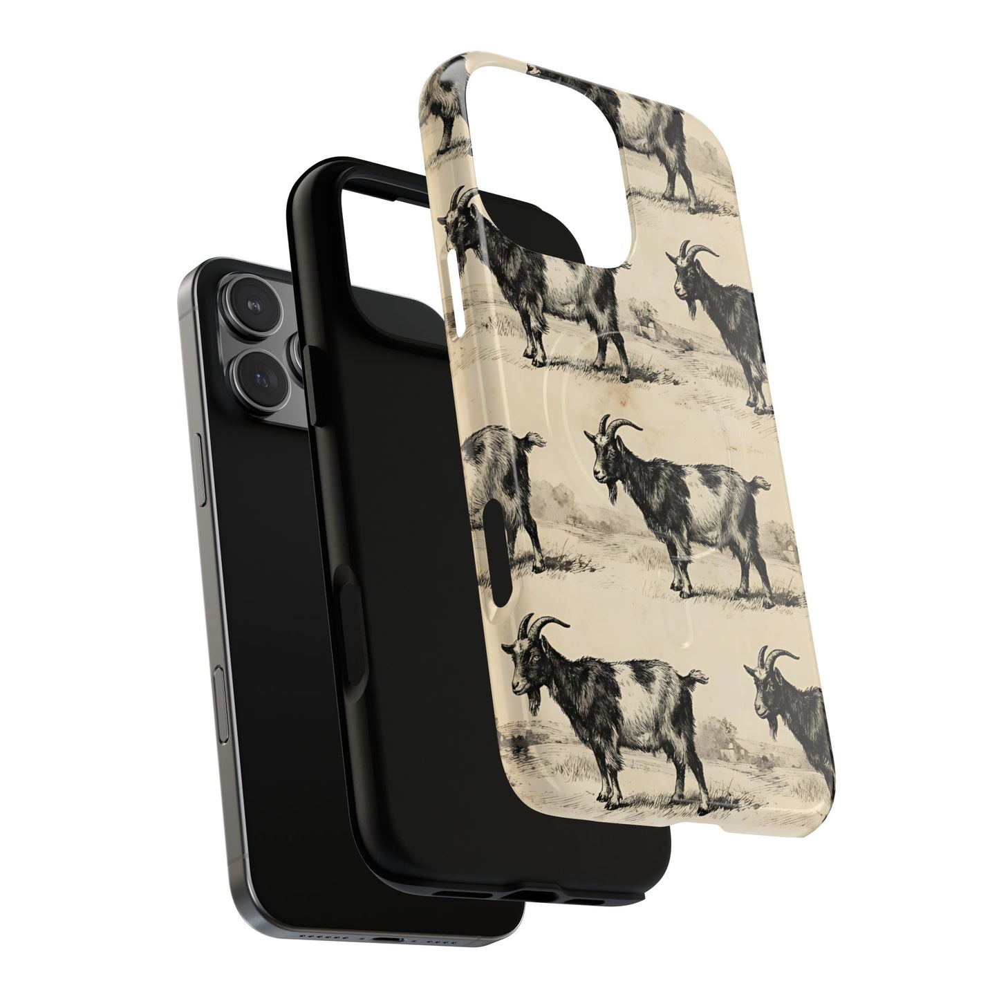 Vintage Goats Magnetic Case