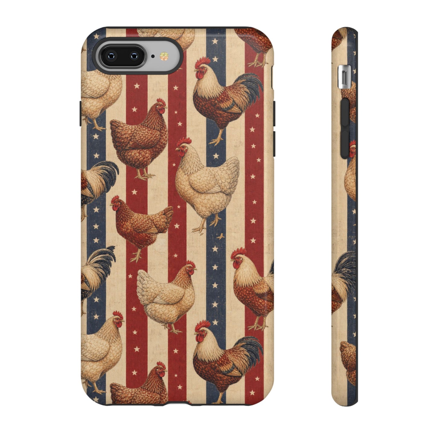 Chickens and Stripes Tough Case